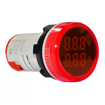 Индикатор значения напряжения и тока AD22-RAV красный Энергия - Электрика, НВА - Устройства управления и сигнализации - Сигнальная аппаратура - omvolt.ru